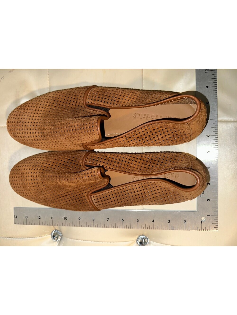 Paul Fredrick Men's Brown Leather Italy Loafers 11